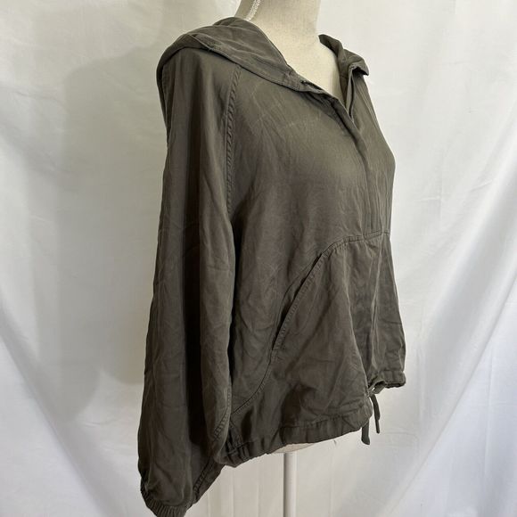 Lululemon Athletica City Stroll Hoodie Green Tencel Pullover Jacket 10 - Picture 5 of 6